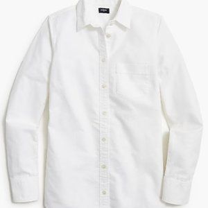 J. Crew Factory Button-up oxford shirt in signature fit White Sz Large